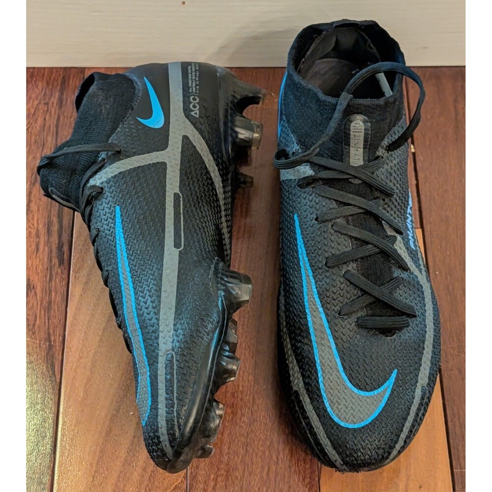 Nike Phantom GT2 Elite DF FG Black-Iron Grey CZ9889 004 Mens Size 7 Damaged